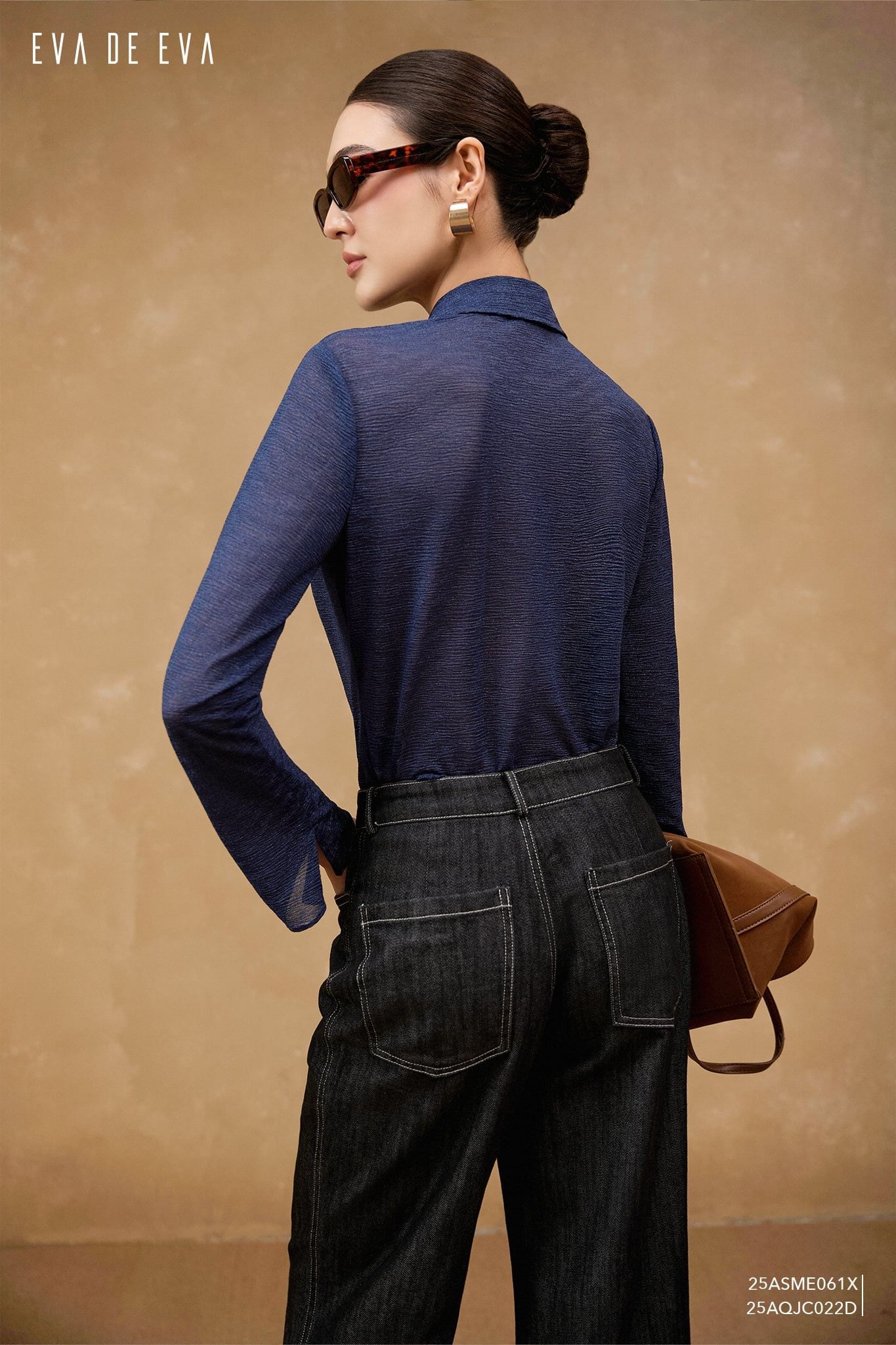  Sơ mi tay dài, Dáng sơ vin 25ASME061X 