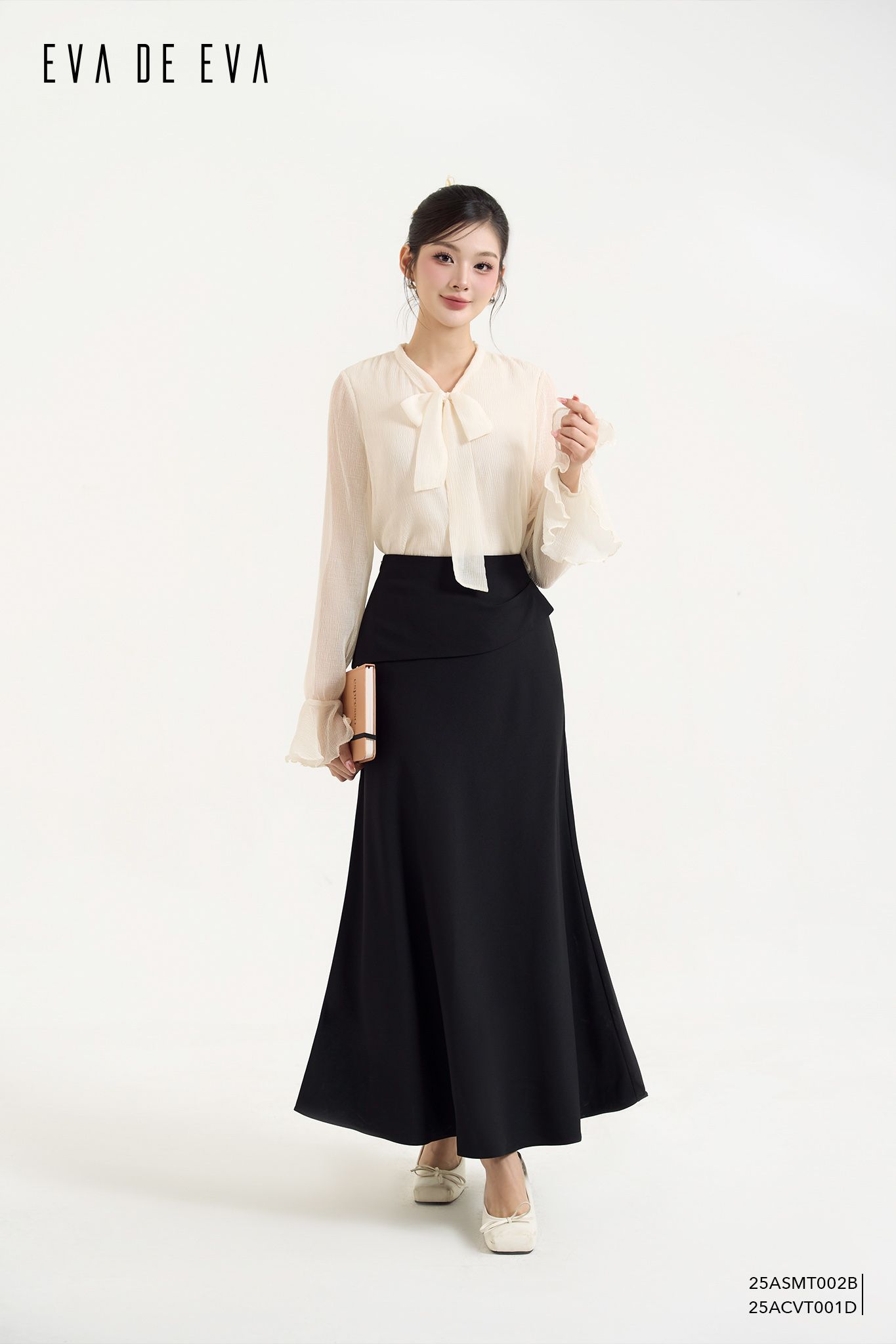  Chân váy Maxi, Dáng xòe 25ACVT001D 