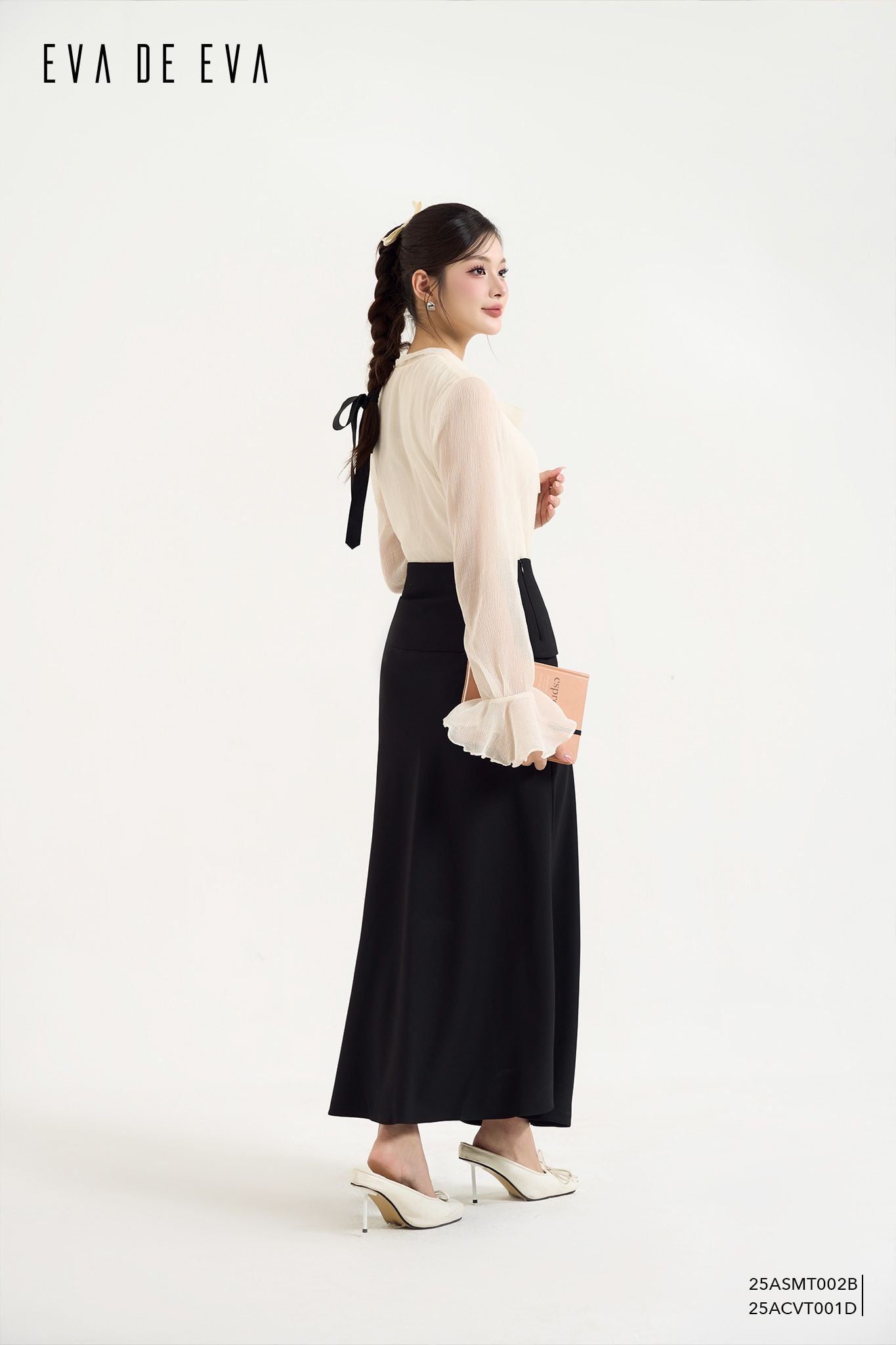  Sơ mi tay dài,  25ASMT002B 