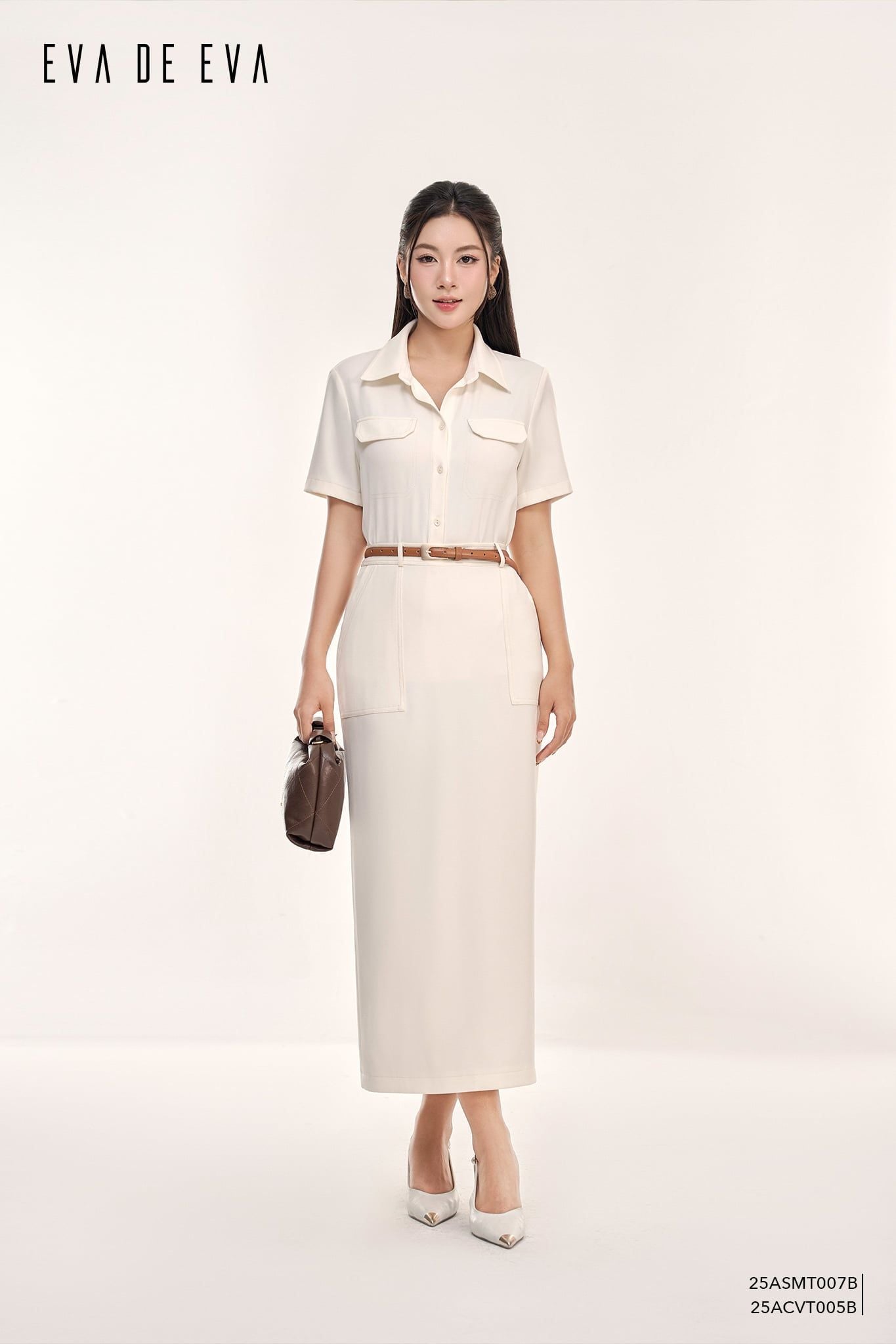  Chân váy Midi,  25ACVT005B 