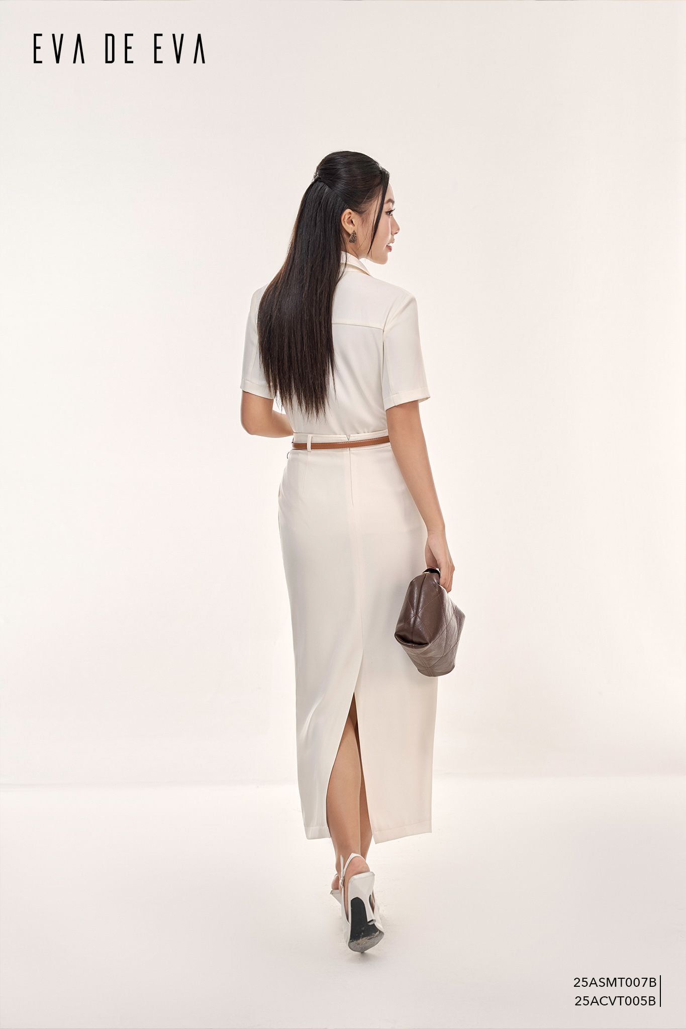  Sơ mi tay ngắn,  25ASMT007B 