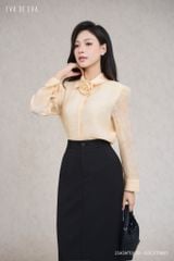  Sơ mi tay dài, Dáng sơ vin 25ASMT017B 