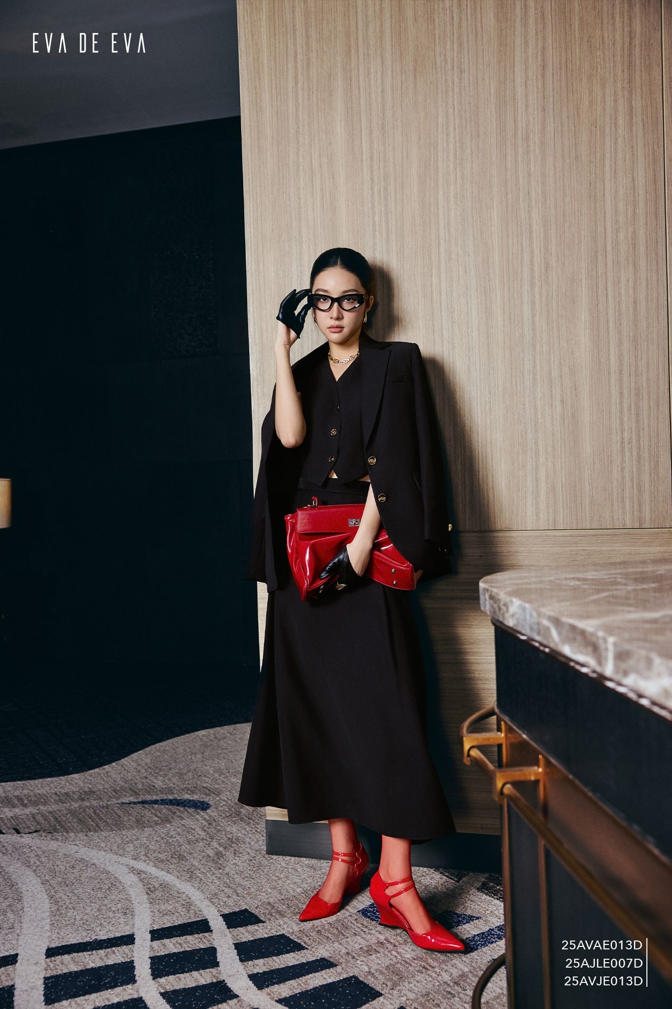  Áo vest trong bộ Vest-Váy,  25AVAE013D 