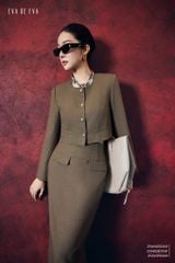  Áo vest trong bộ Vest-Váy,  25AVAE026X đi kèm 25AKQE016F 