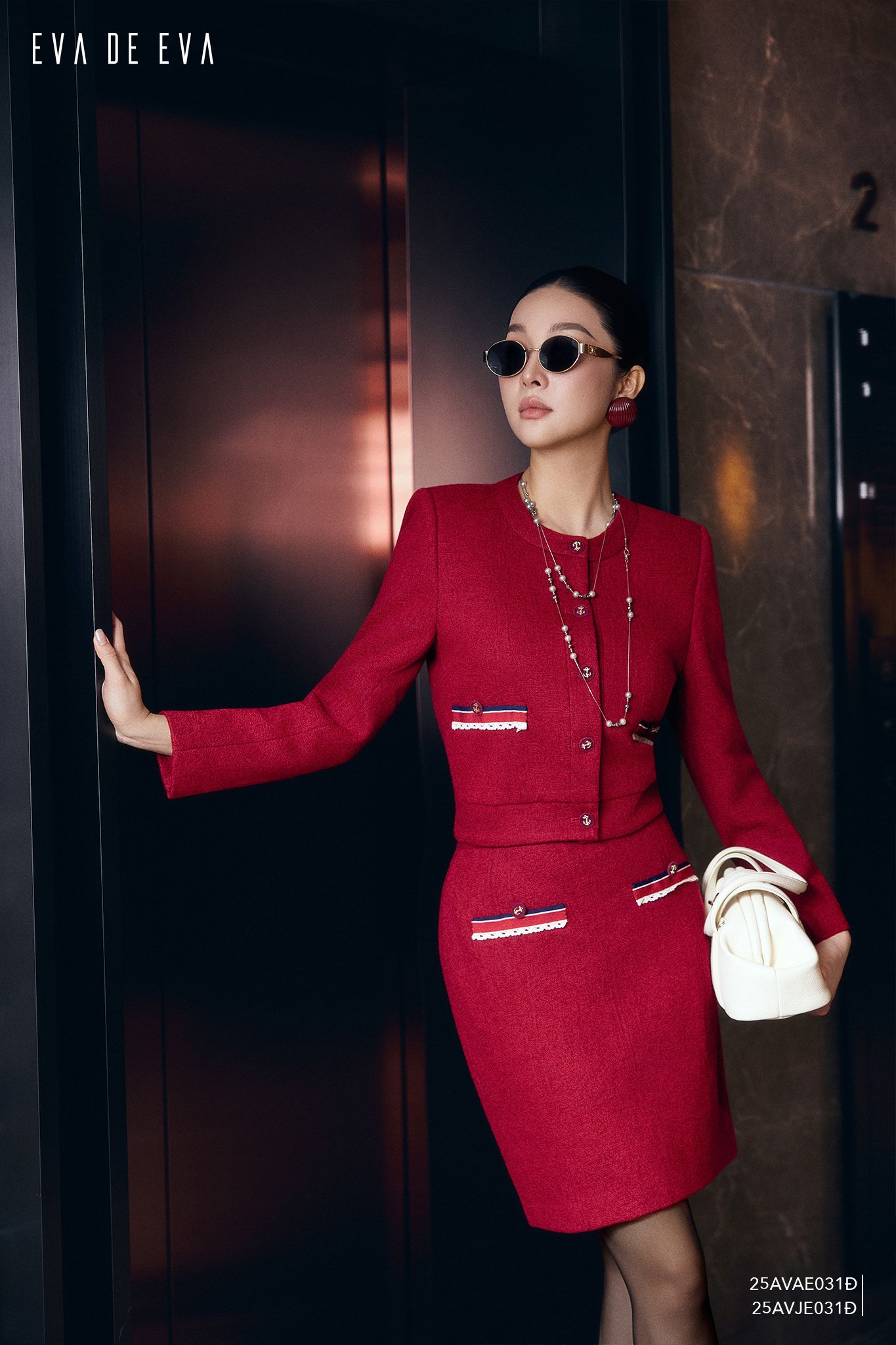  Áo vest trong bộ Vest-Váy,  25AVAE031Đ 