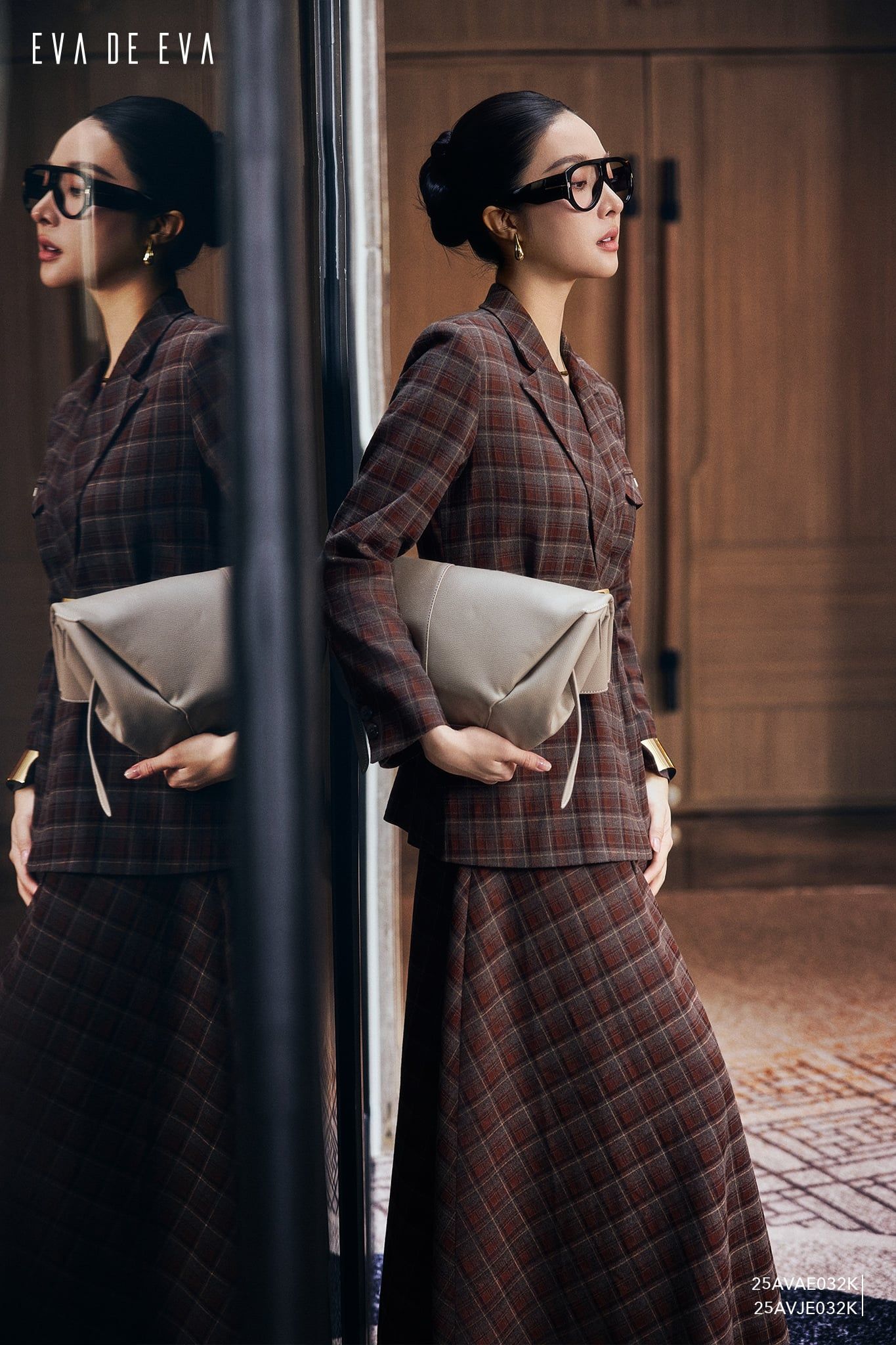  Áo vest trong bộ Vest-Váy,  25AVAE032K đi kèm TLU25_039N 