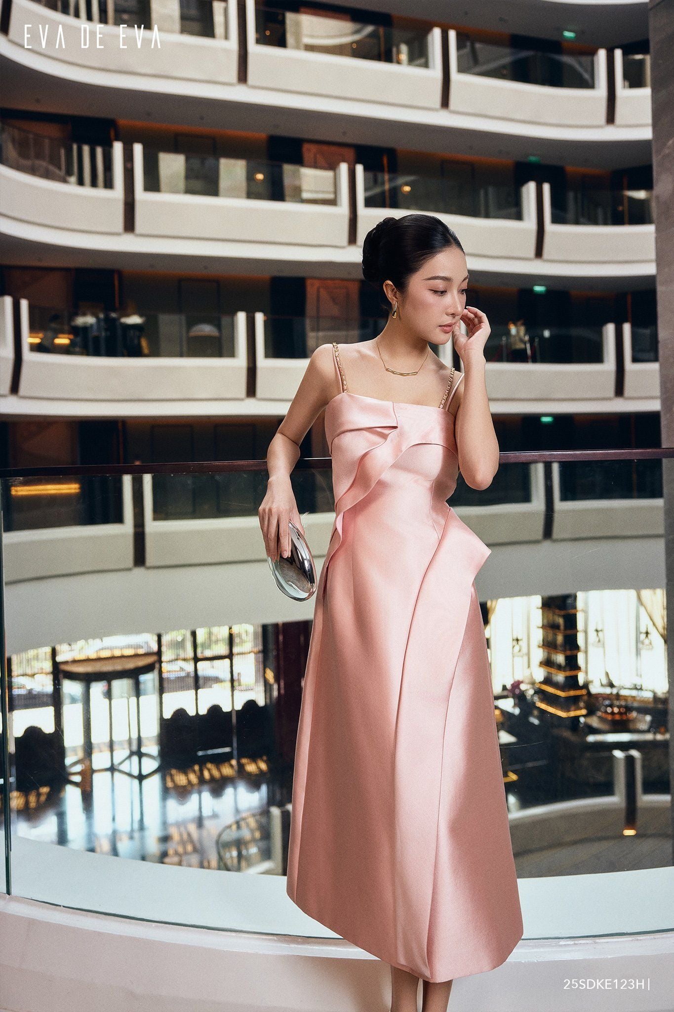  Đầm hai dây,  25SDKE123H 