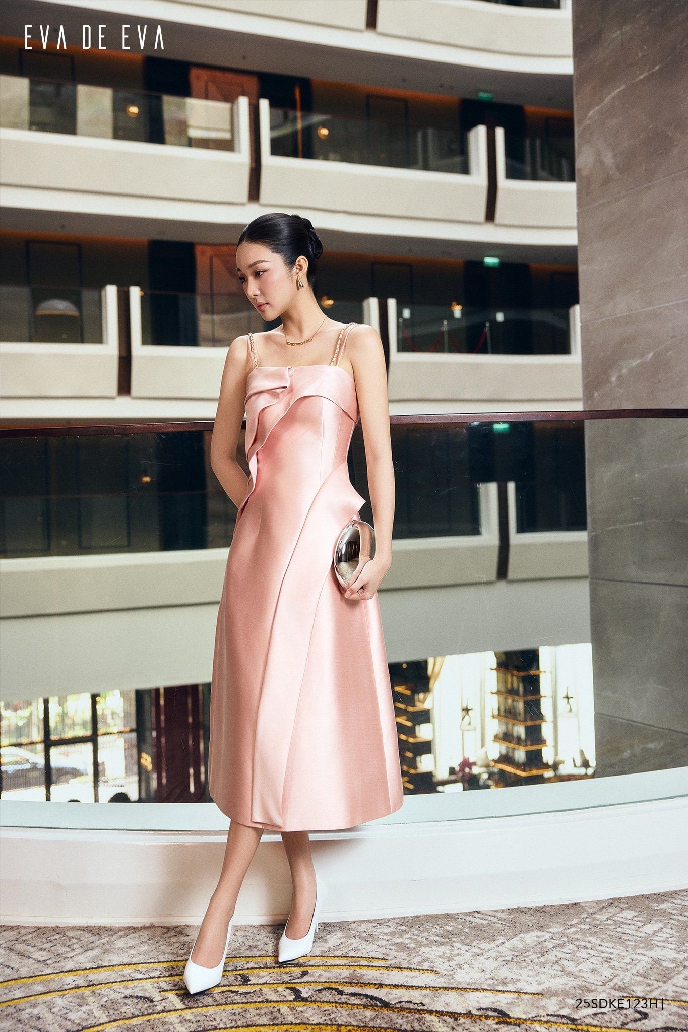  Đầm hai dây,  25SDKE123H 