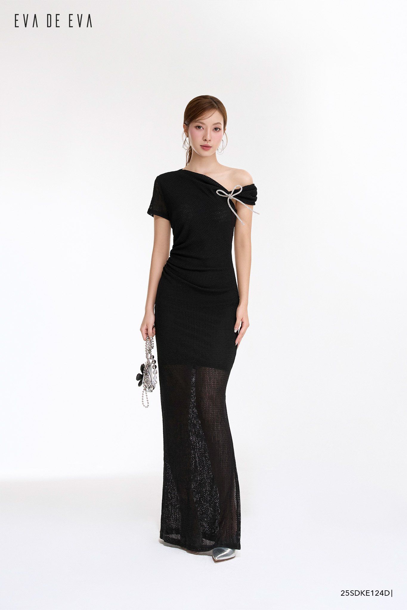  Đầm trễ vai,  25SDKE124D 