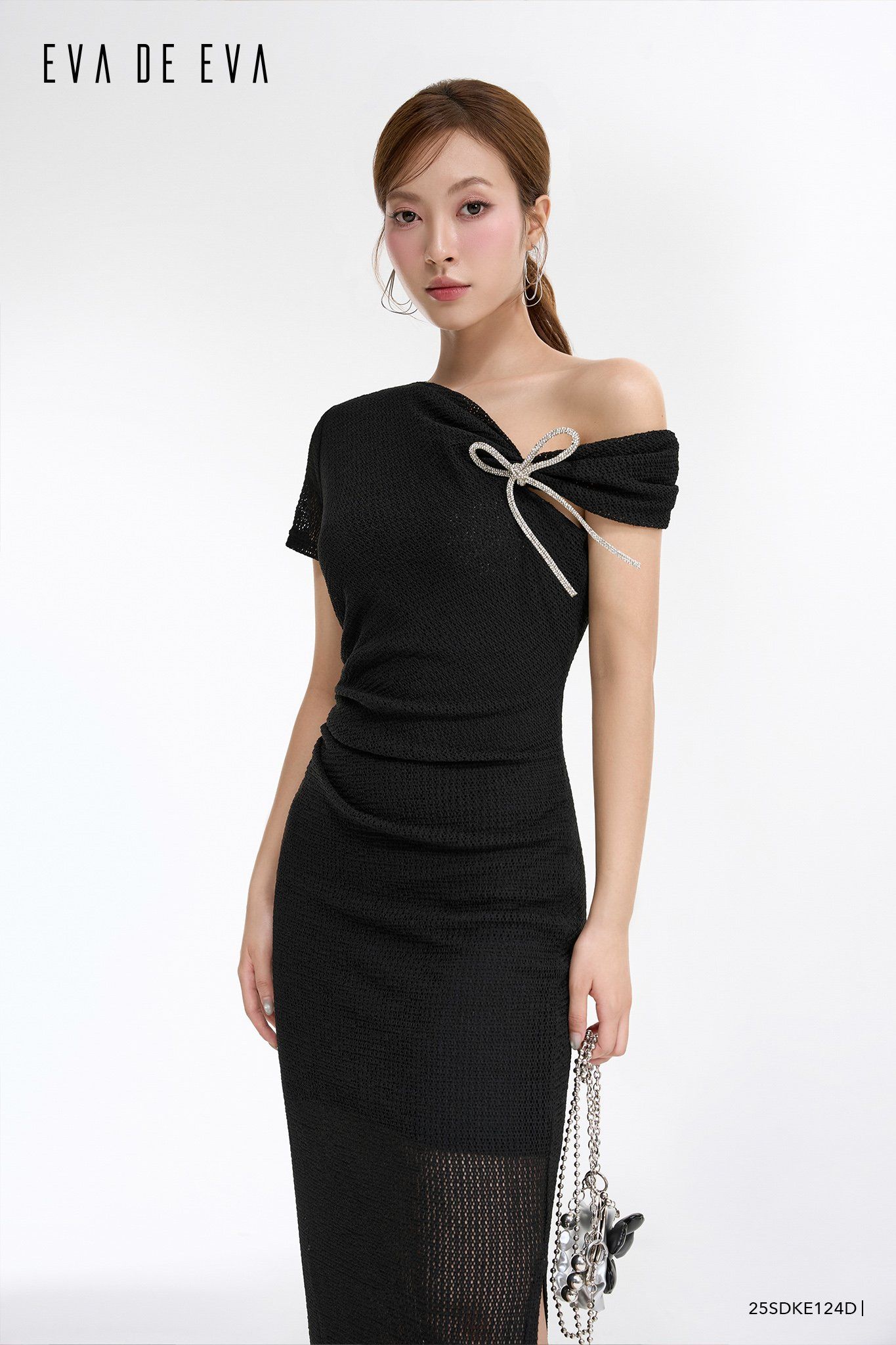  Đầm trễ vai,  25SDKE124D 