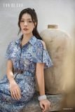  Đầm tay ngắn, Dáng thắt eo 25SDKE173F 