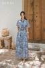 Đầm tay ngắn, Dáng thắt eo 25SDKE173F