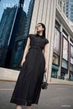  Đầm tay ngắn, Dáng thắt eo 25SDKE223D 