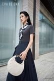  Đầm tay ngắn, Dáng thắt eo 25SDKE270G 