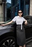  Đầm tay ngắn,  25SDKE277O 