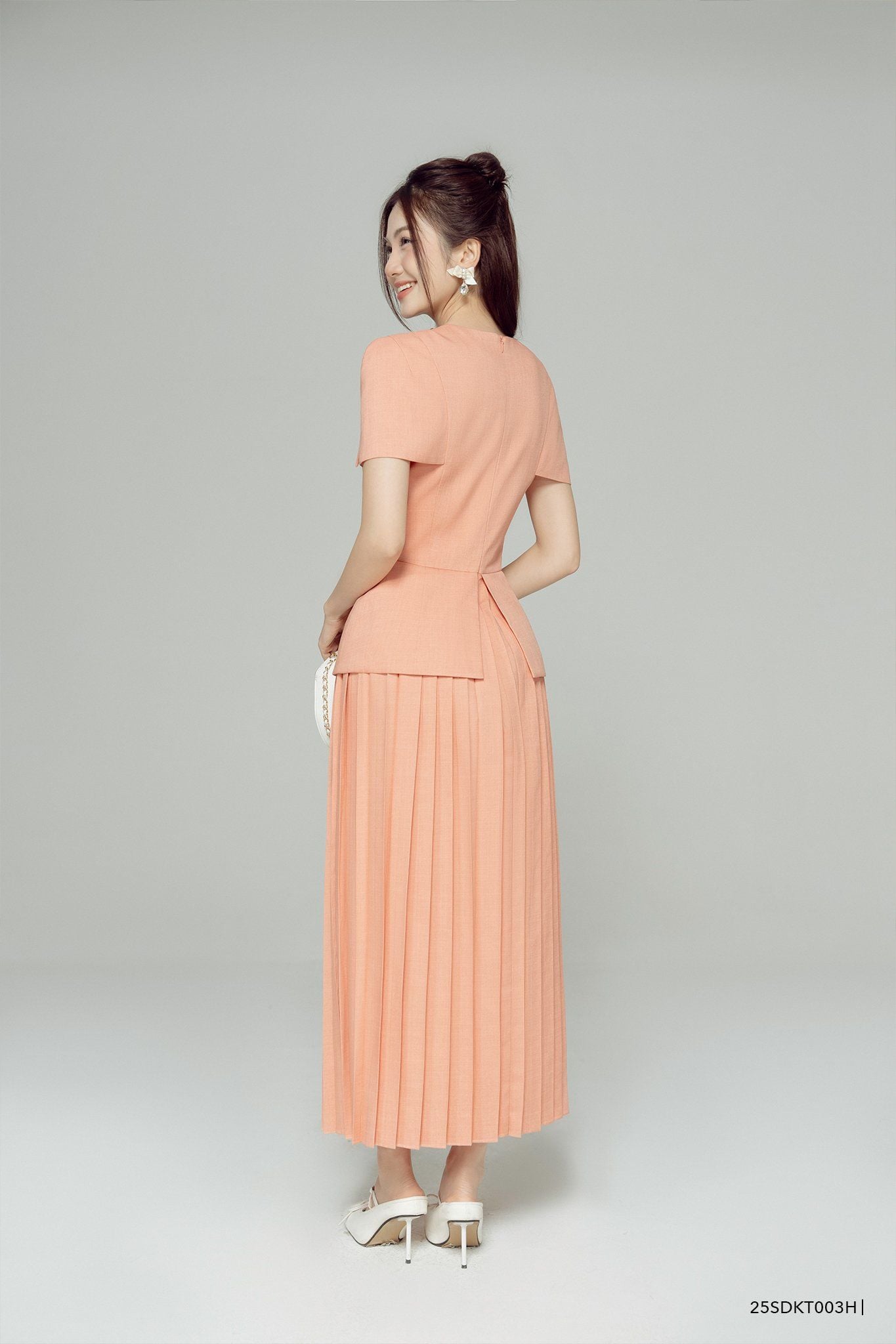  Đầm tay ngắn,  25SDKT003H 