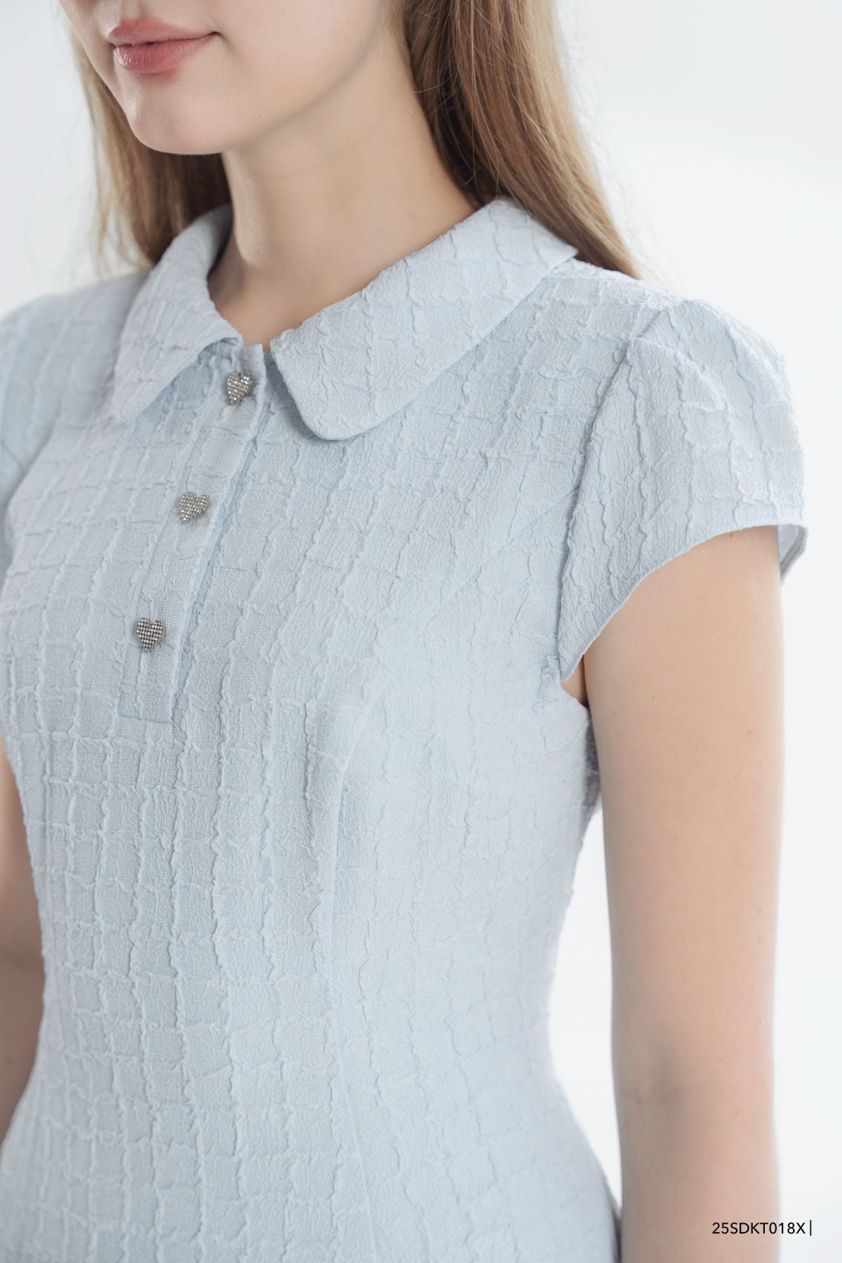  Đầm tay ngắn,  25SDKT018X 