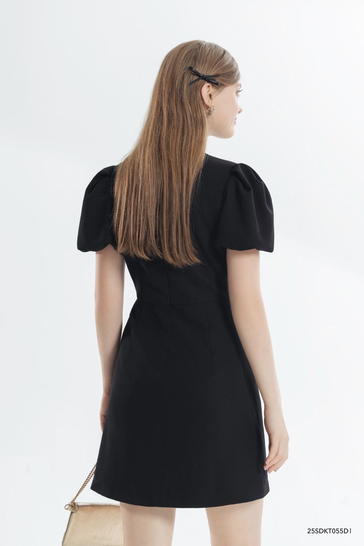  Đầm tay ngắn,  25SDKT055D 