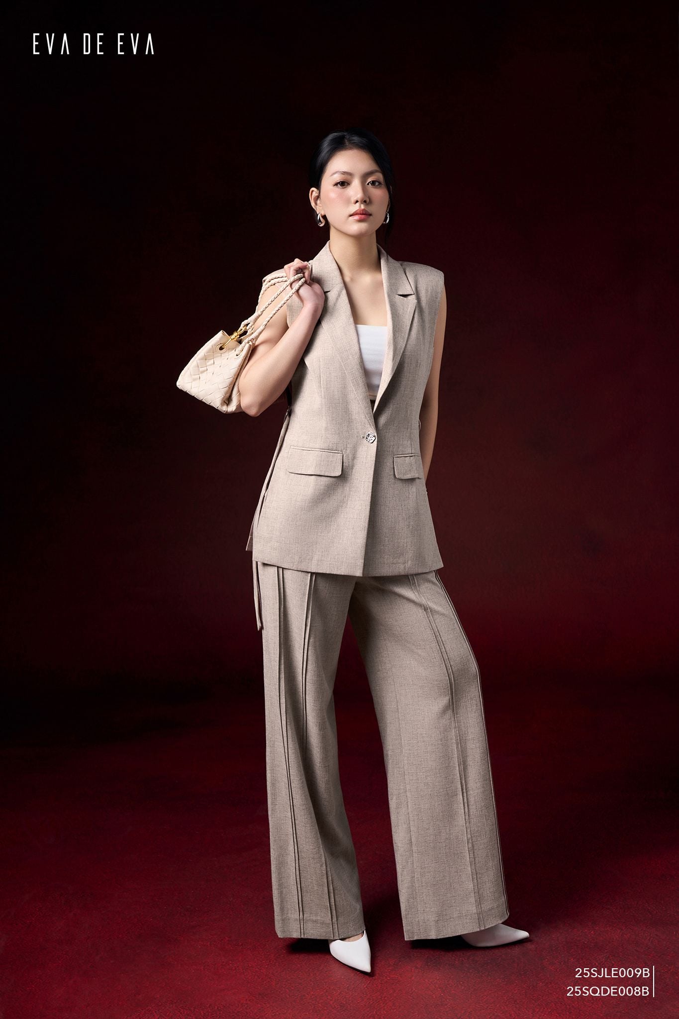  Quần dài, Ống suông 25SQDE008B 