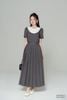 Chân váy Midi, Xếp ly 25SCVT003G
