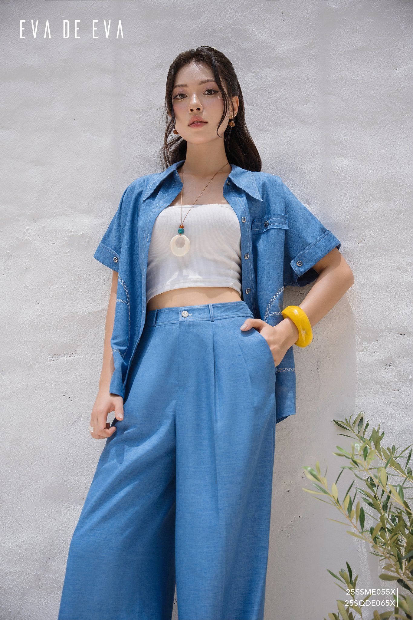  Sơ mi tay ngắn,  25SSME055X 