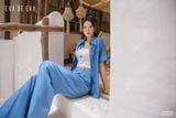  Quần dài, Ống suông 25SQDE065X 