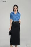  Sơ mi tay ngắn, Dáng sơ vin 25SSME062K 