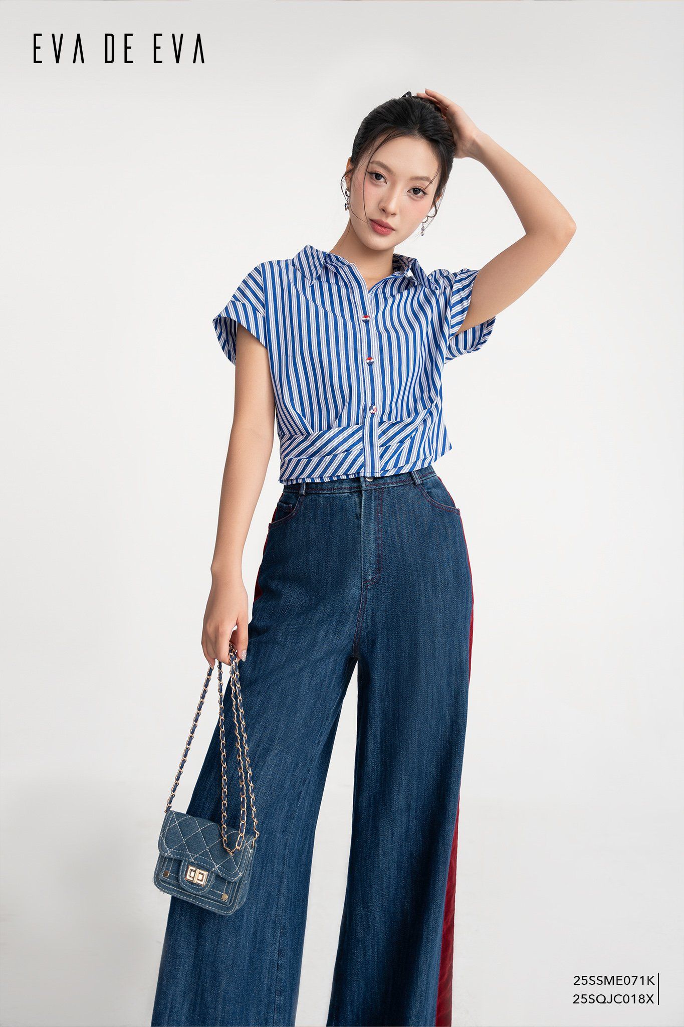  Sơ mi tay ngắn,  25SSME071K 