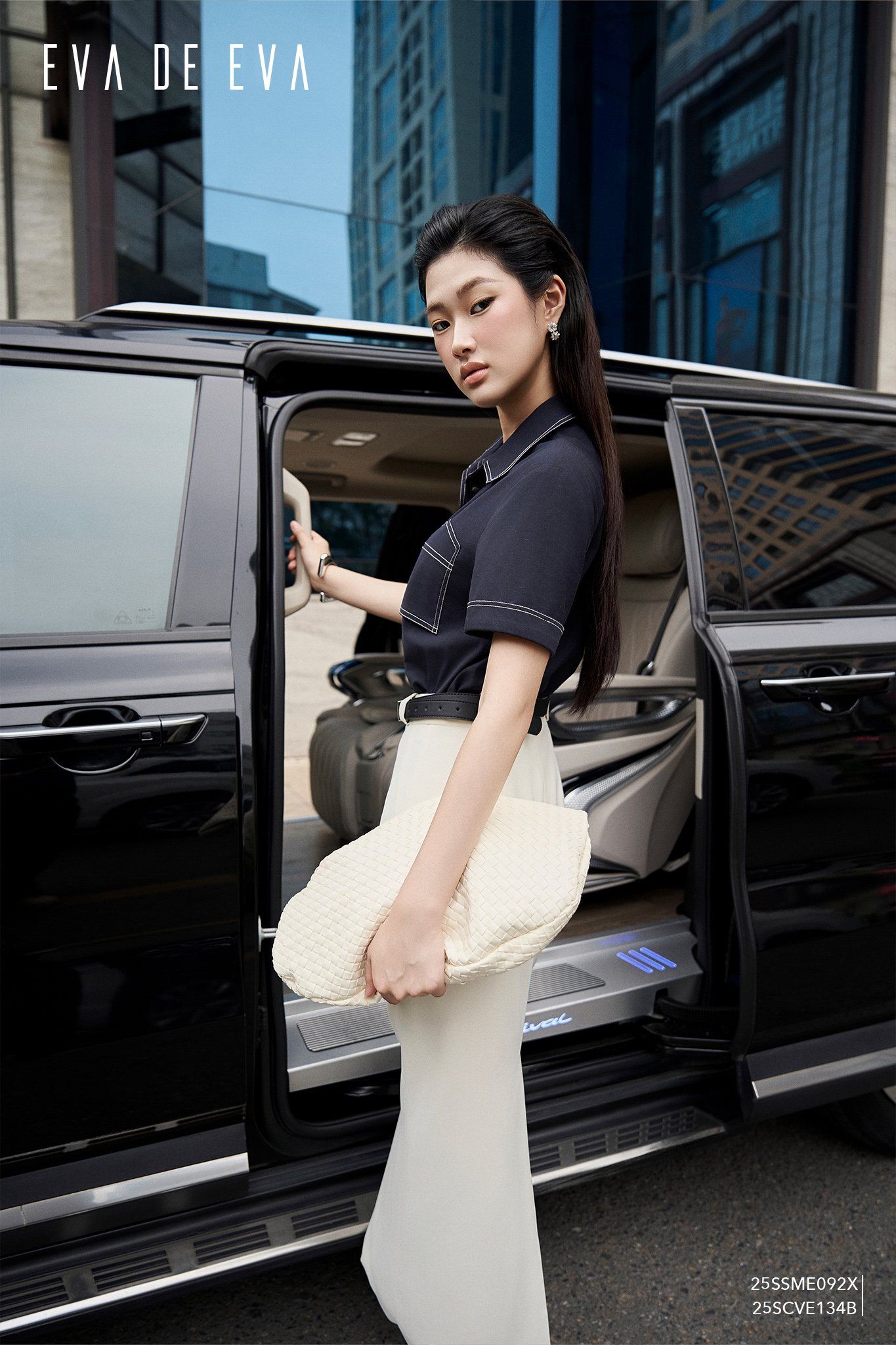  Sơ mi tay ngắn, Dáng sơ vin 25SSME092X 