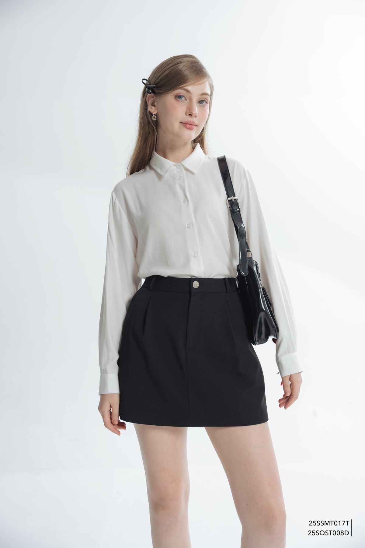  Sơ mi tay dài, Dáng sơ vin 25SSMT017T 