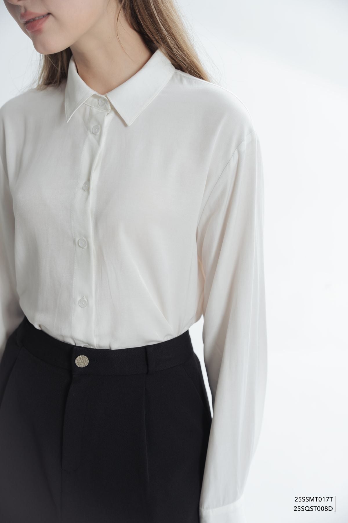  Sơ mi tay dài, Dáng sơ vin 25SSMT017T 