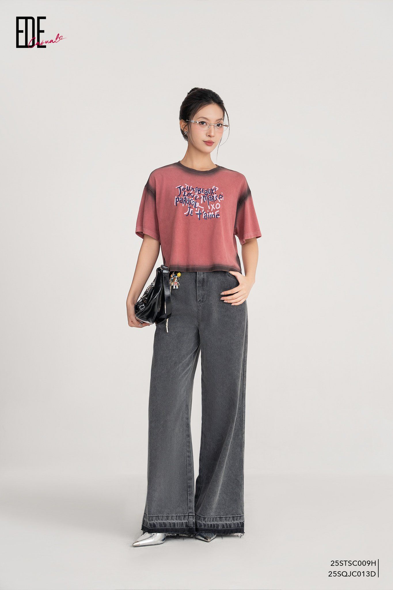  Quần dài, Ống suông 25SQJC013D 