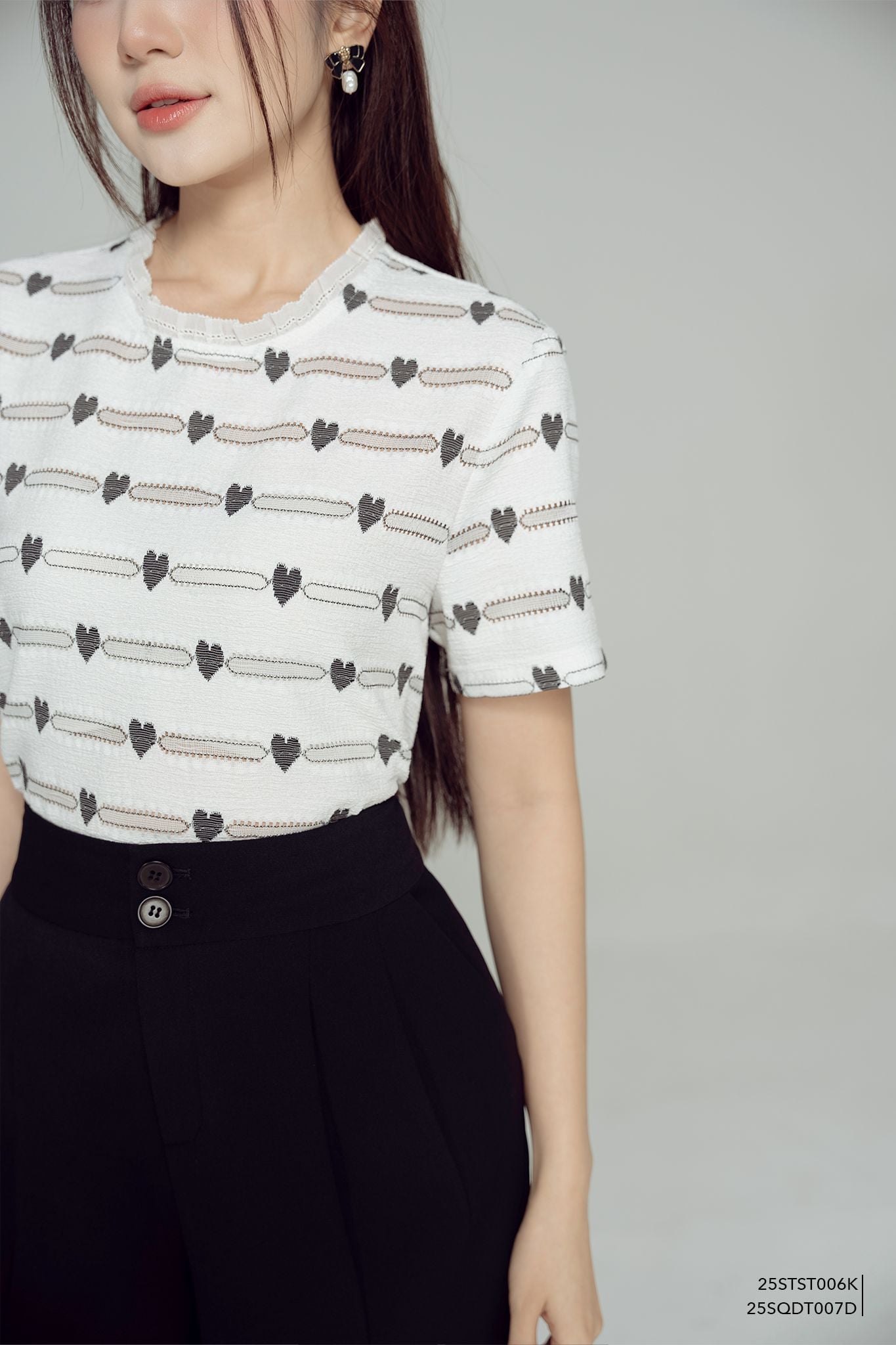  T-shirt ngắn tay,  25STST006K 