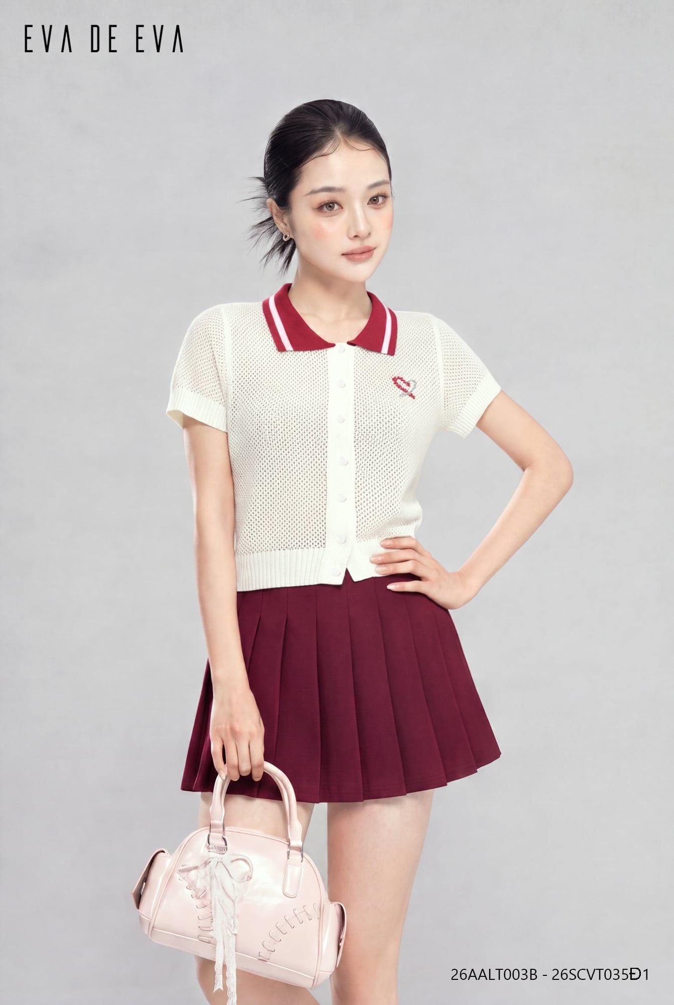  Áo len ngắn tay,  26AALT003B 