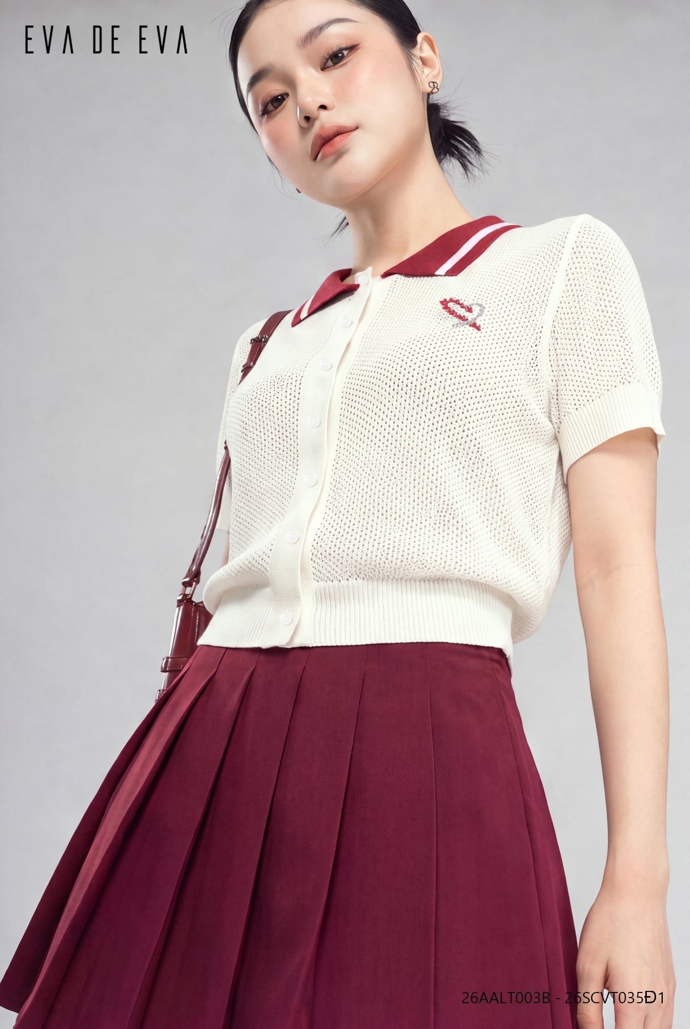  Áo len ngắn tay,  26AALT003B 