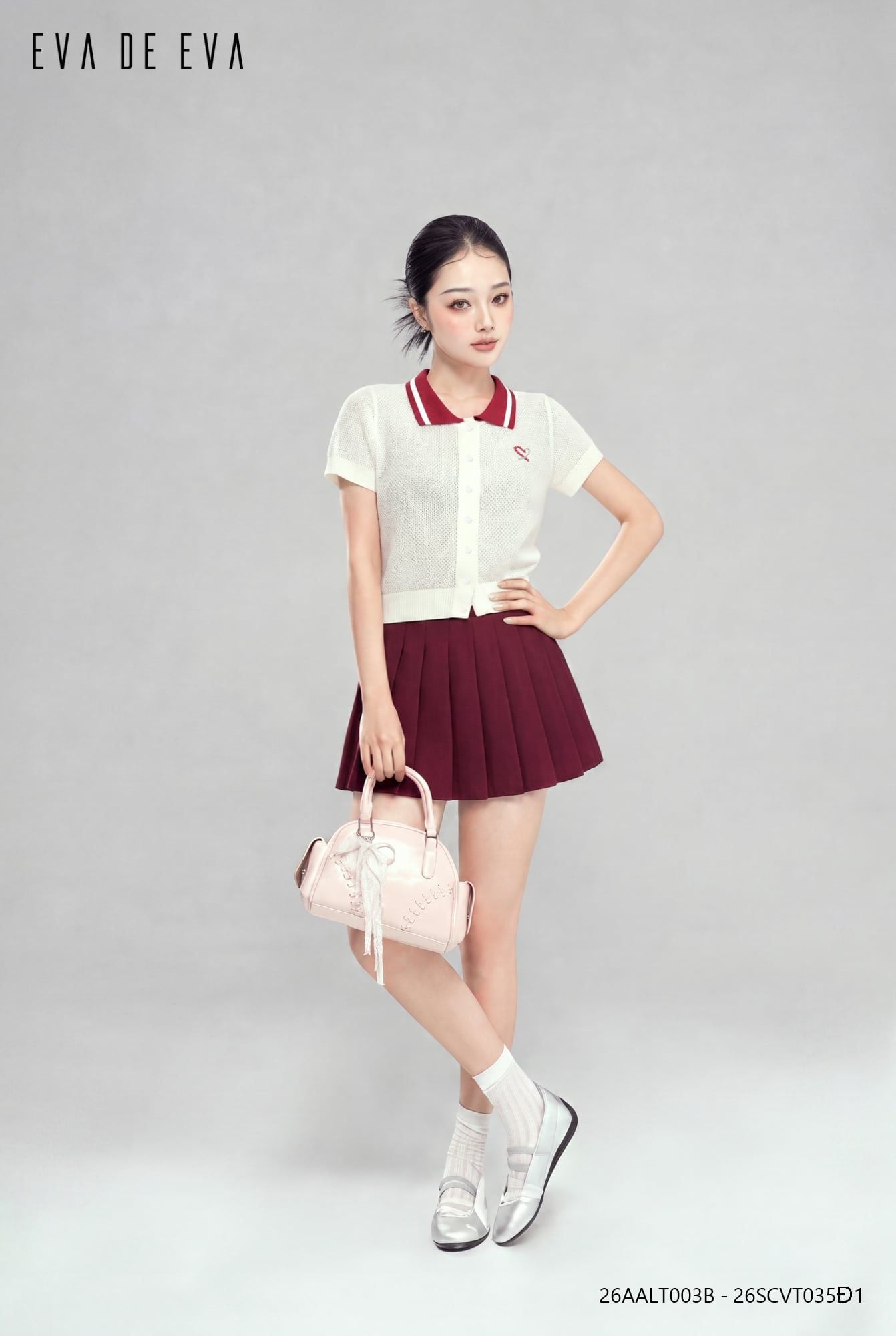  Áo len ngắn tay,  26AALT003B 