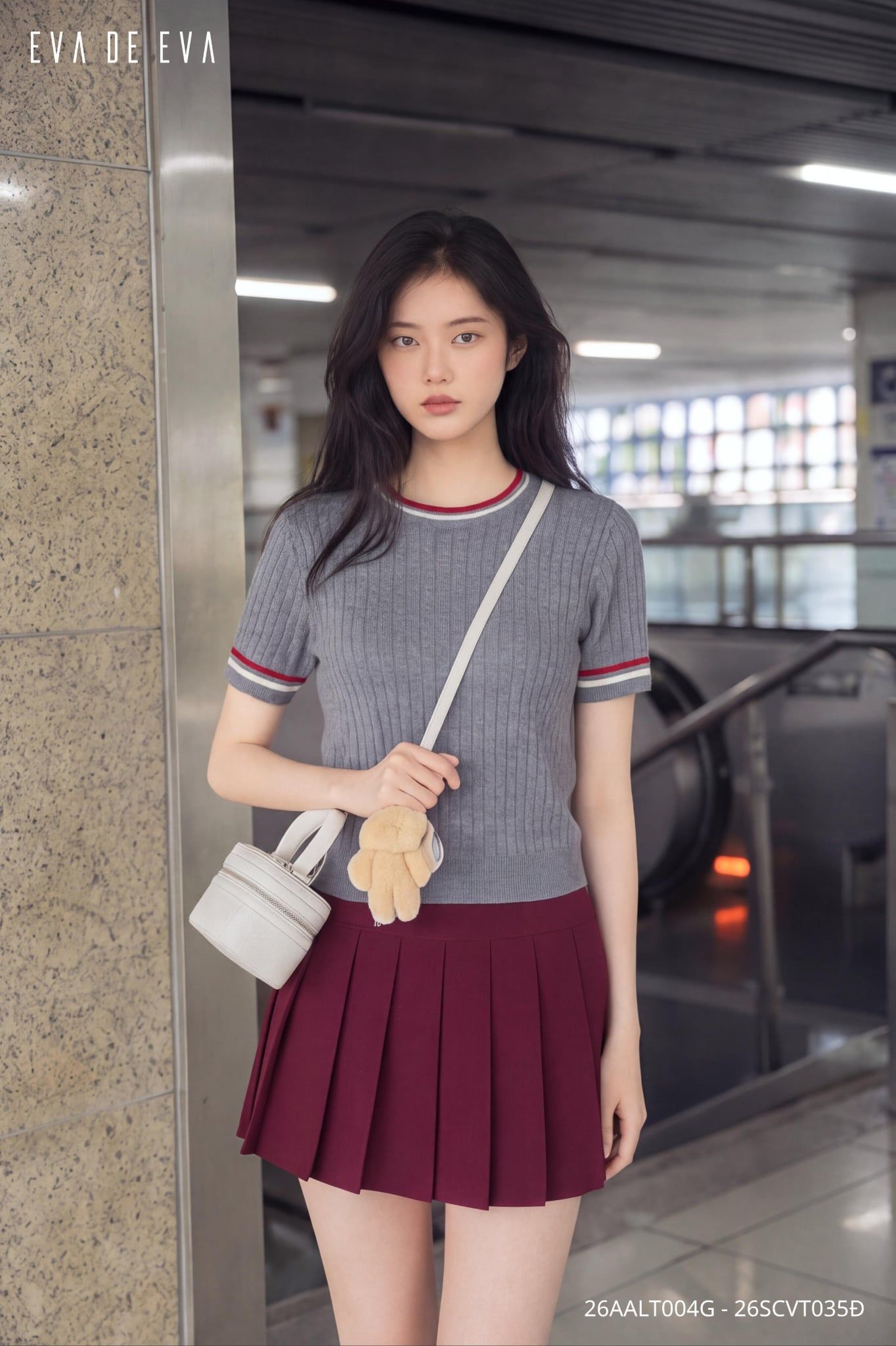  Áo len ngắn tay,  26AALT004G 
