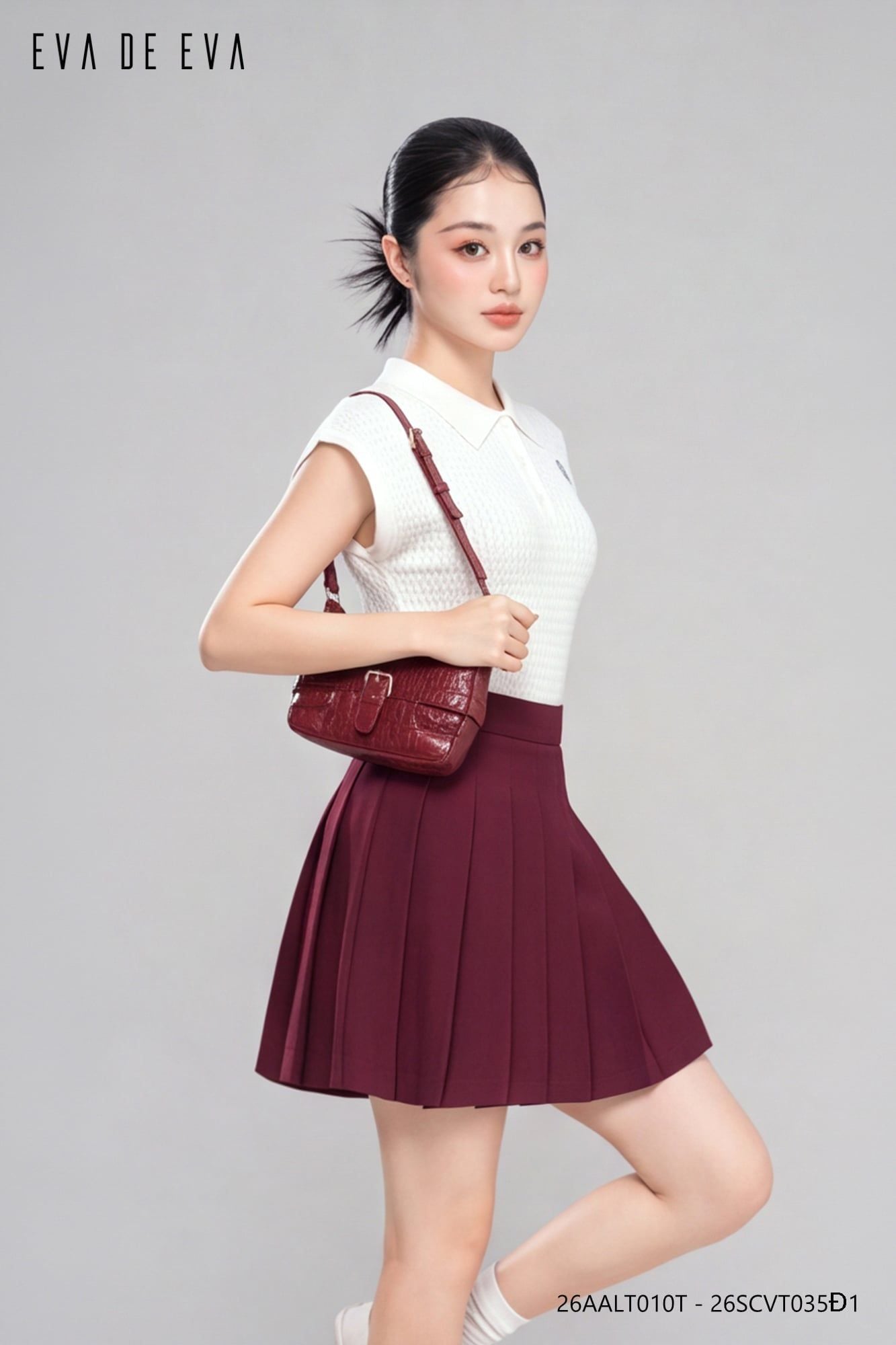  Áo len ngắn tay,  26AALT010T 