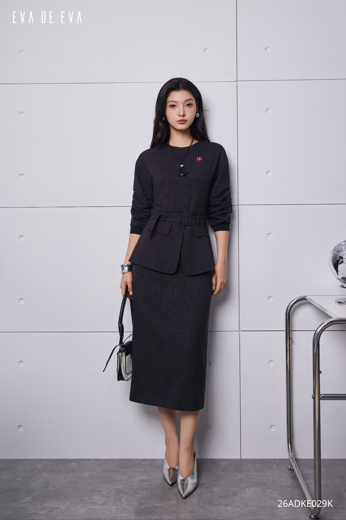  Đầm tay dài,  26ADKE029K 