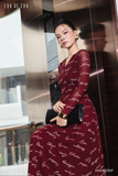  Đầm tay dài, Dáng xòe 26ADKE056F 
