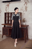 Đầm tay ngắn, Dáng thắt eo 26ADKE071O
