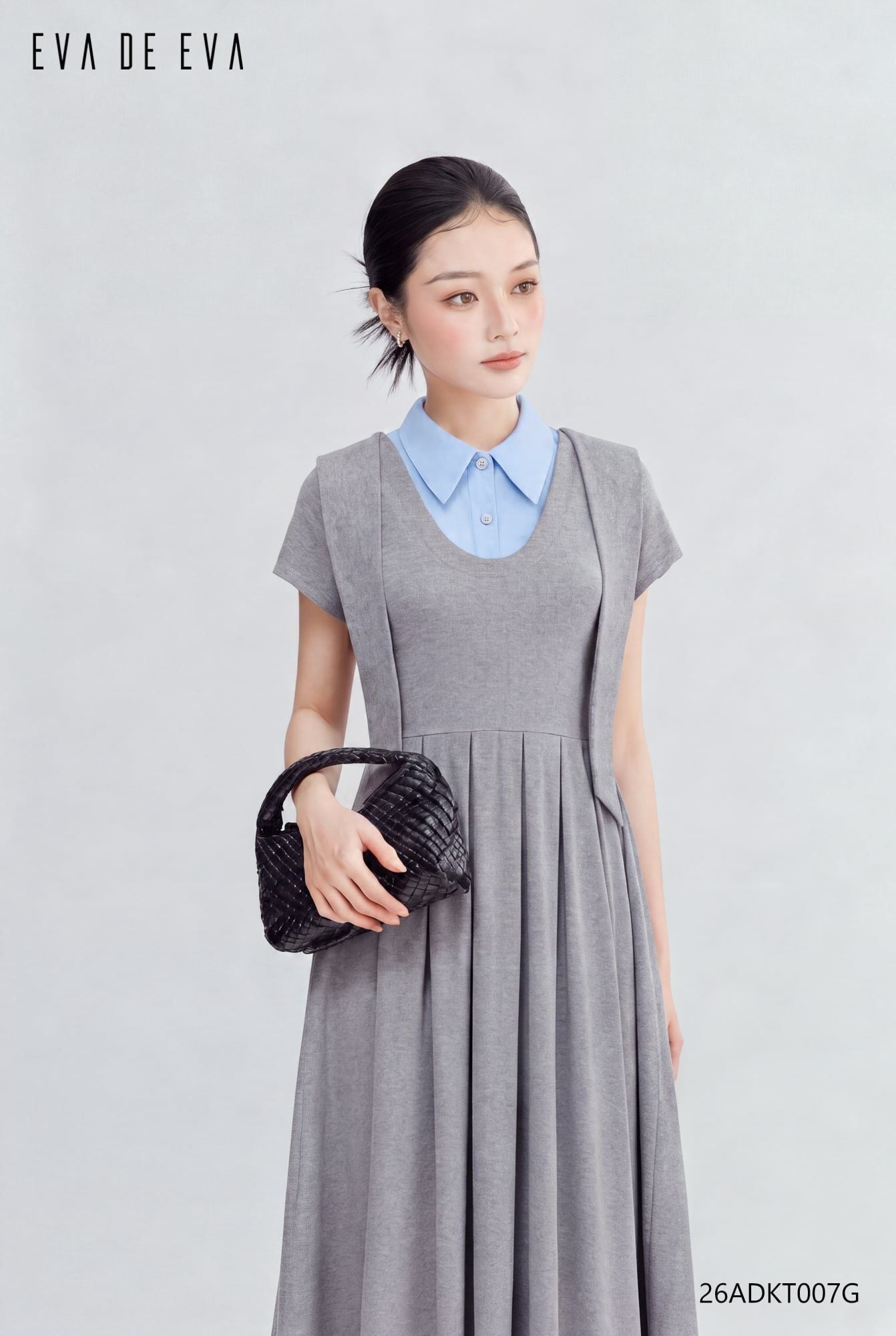  Đầm tay ngắn,  26ADKT007G 