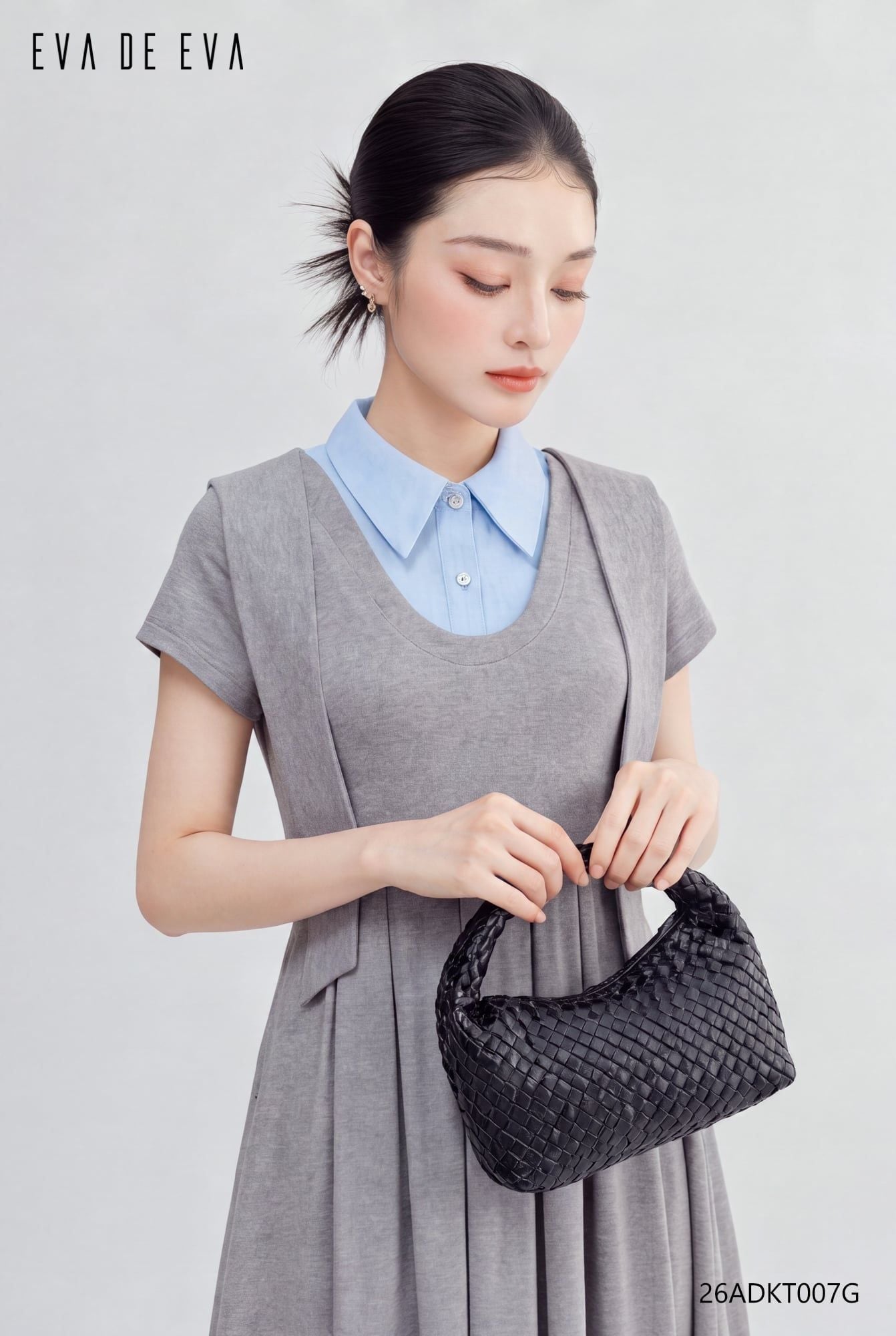  Đầm tay ngắn,  26ADKT007G 