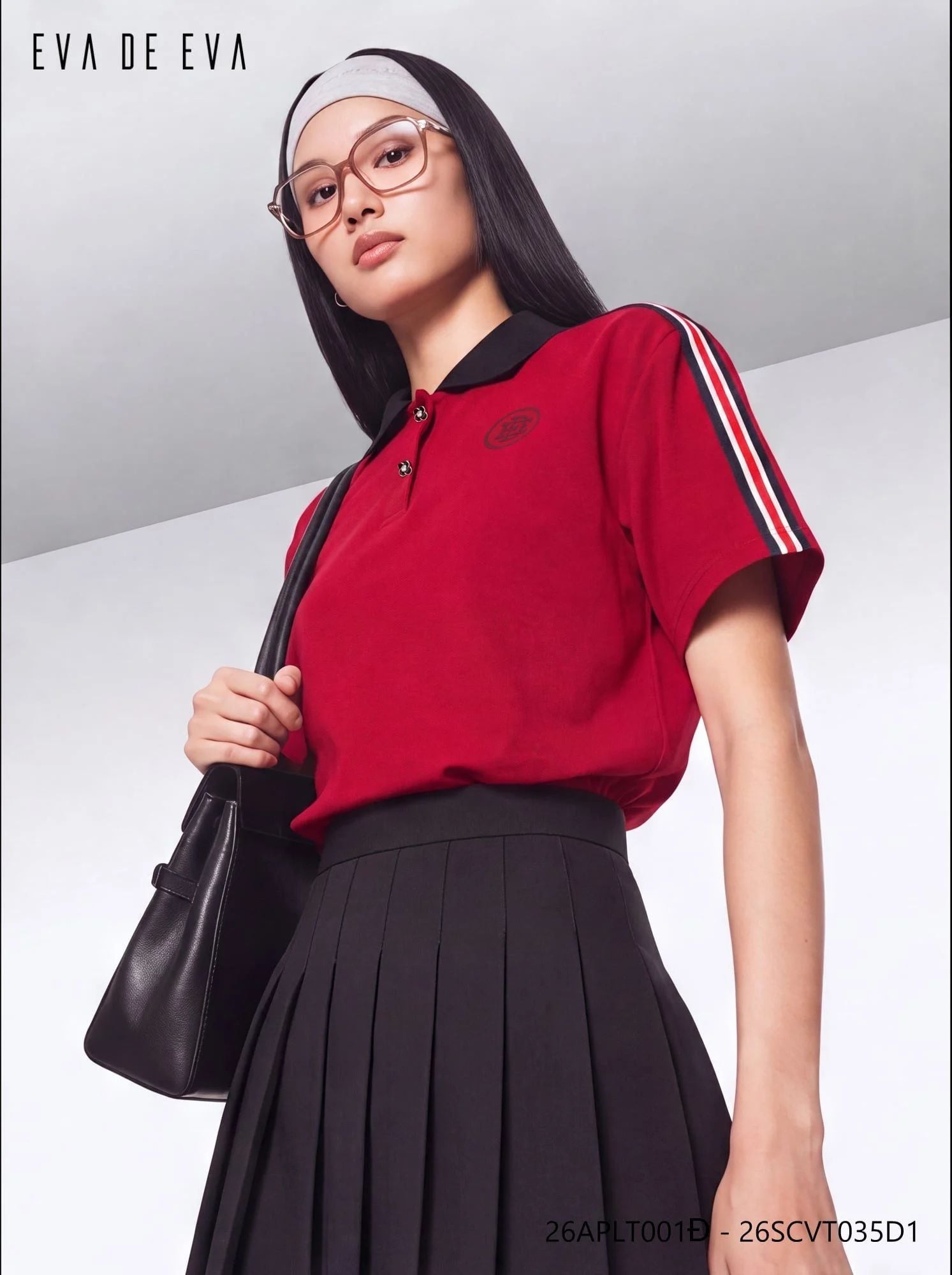  Chân váy Mini, Xếp ly 26SCVT035D2 