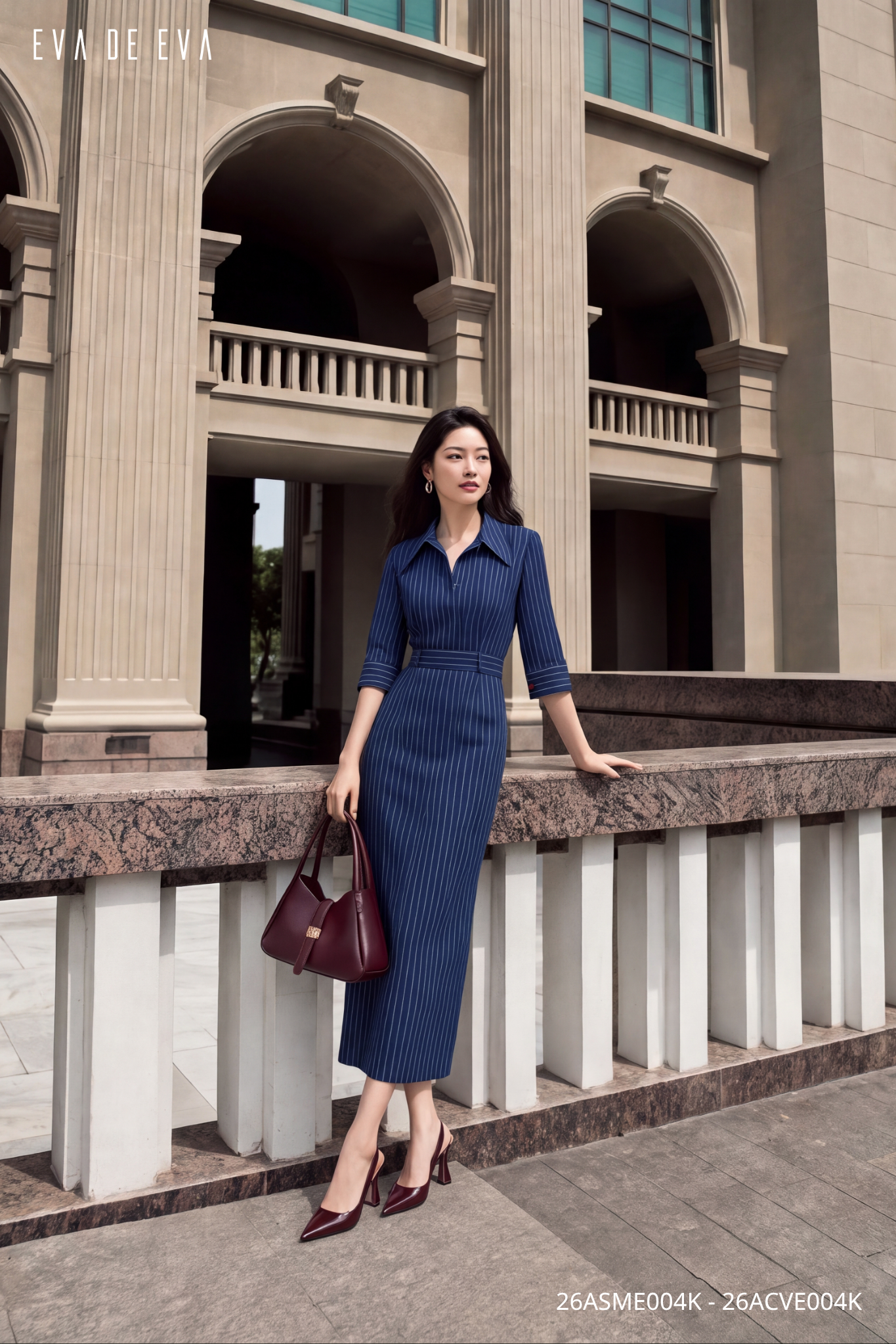  Sơ mi tay lỡ, Dáng sơ vin 26ASME004K 