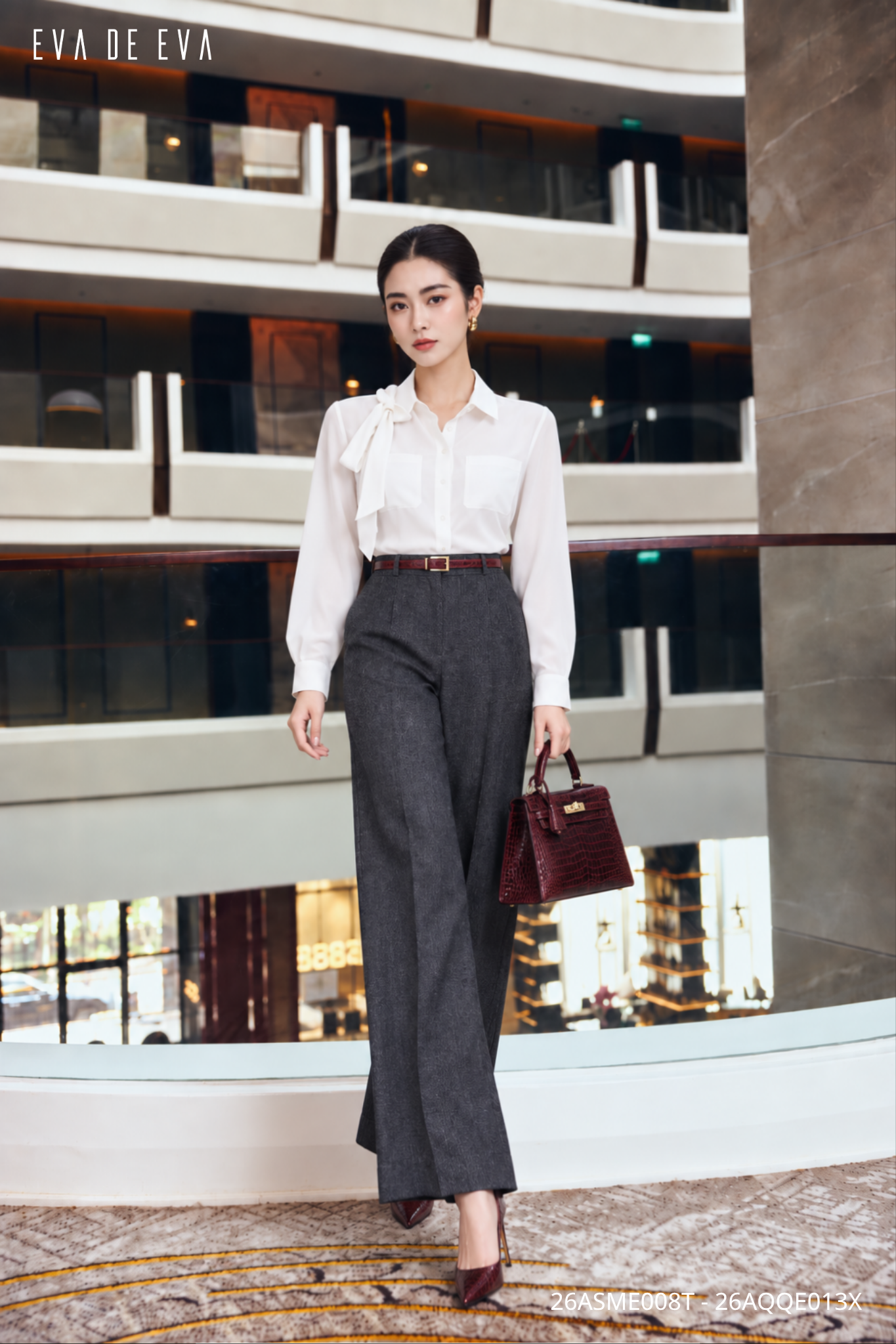  Sơ mi tay dài, Dáng sơ vin 26ASME008T 