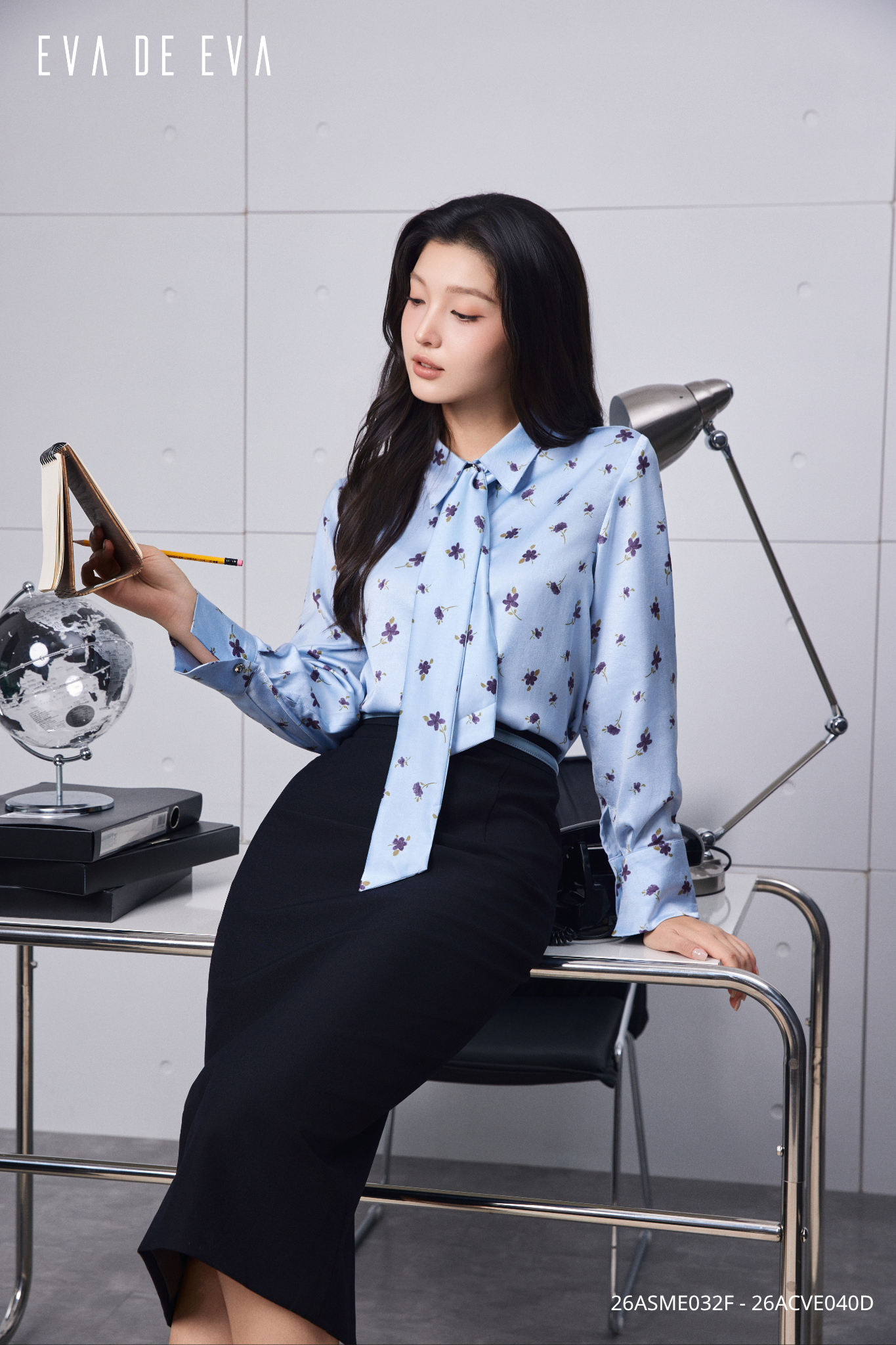  Sơ mi tay dài, Dáng sơ vin 26ASME032F 