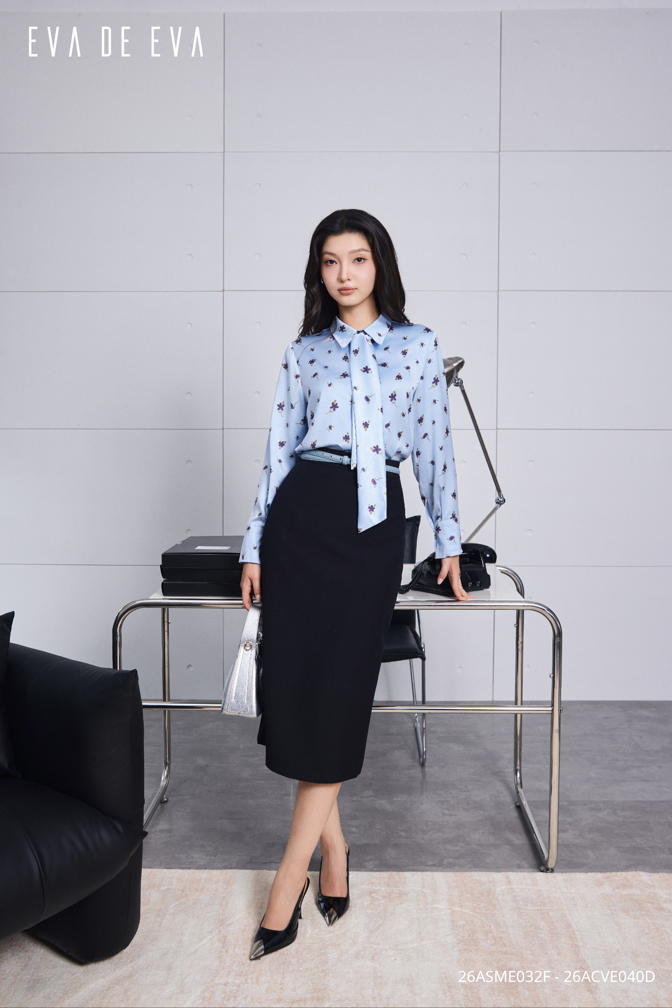  Sơ mi tay dài, Dáng sơ vin 26ASME032F 