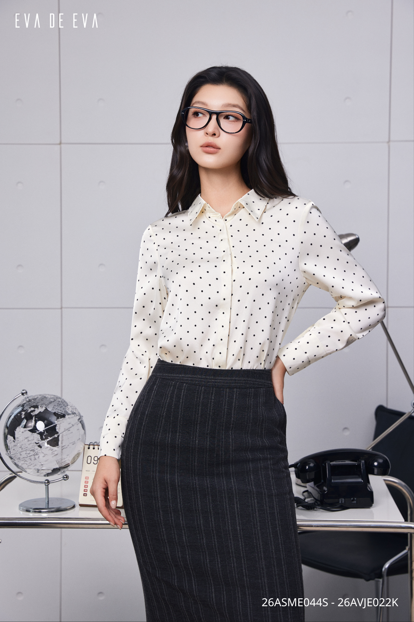  Sơ mi tay dài,  26ASME044S 