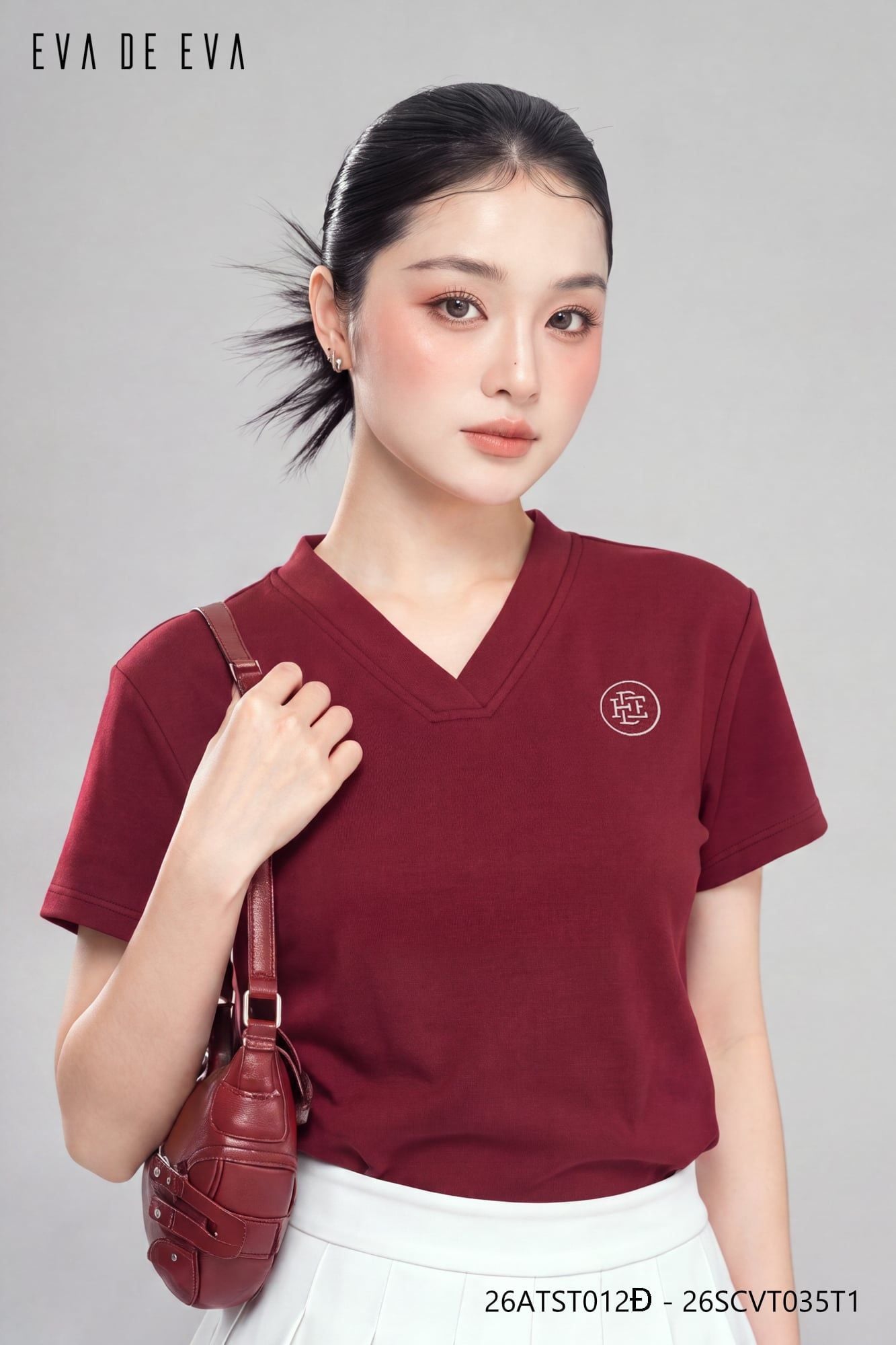  T-shirt ngắn tay,  26ATST012Đ 